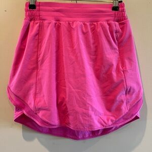 Lululemon hot pink skirt with built in shorts